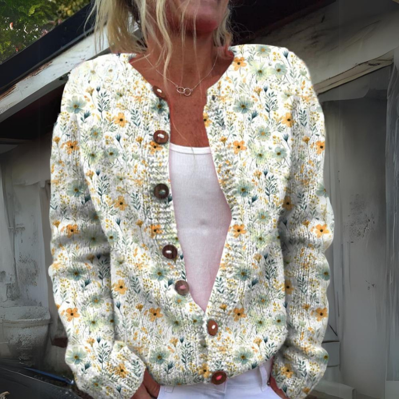Leilani™ - Warmer and more beautiful cardigan with floral print