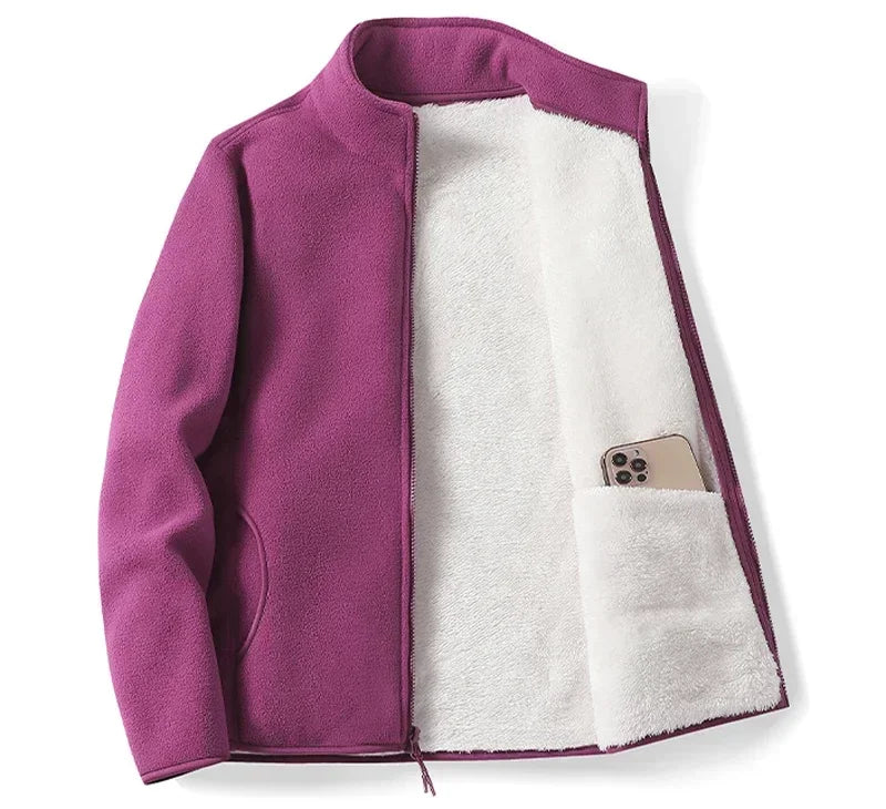 Élise – ColorBlock Fleece Jacket
