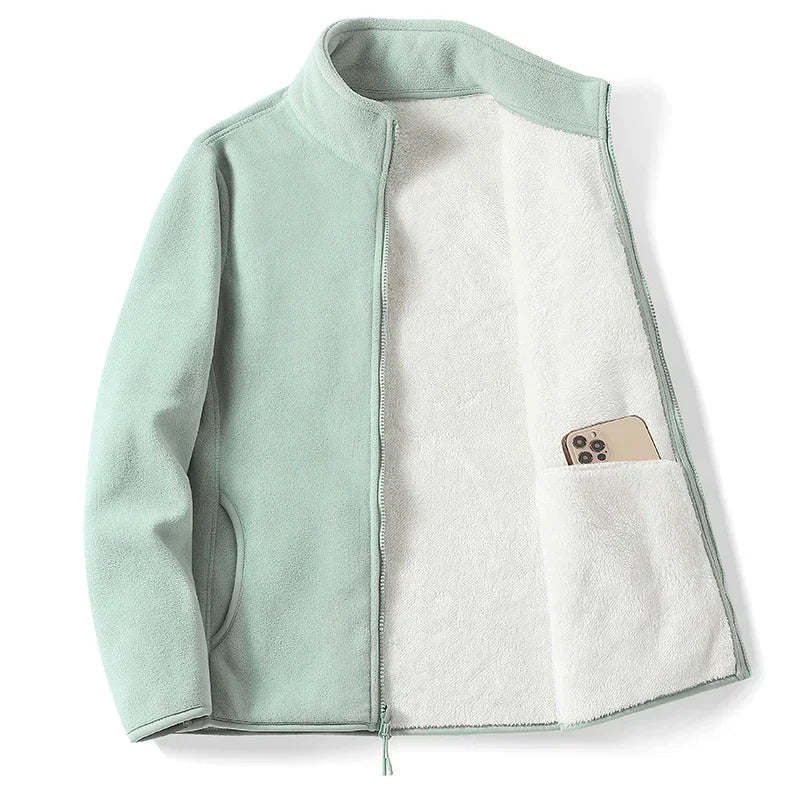 Élise – ColorBlock Fleece Jacket
