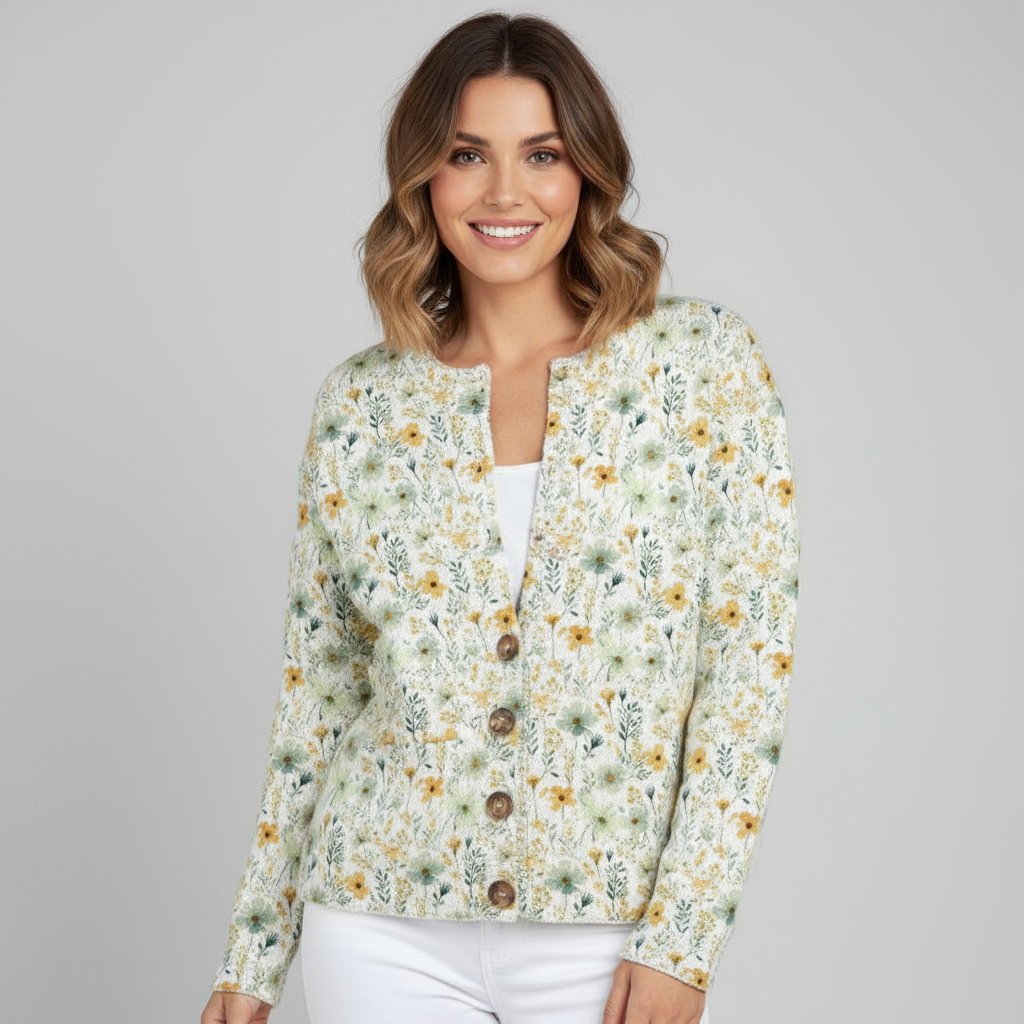 Leilani™ - Warmer and more beautiful cardigan with floral print