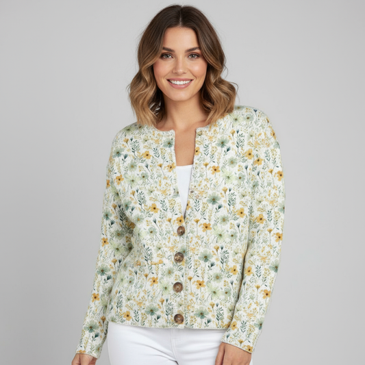 Leilani™ - Warmer and more beautiful cardigan with floral print