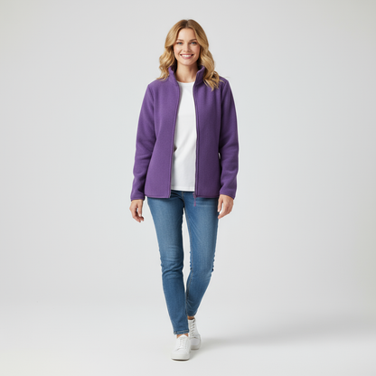 Élise – ColorBlock Fleece Jacket