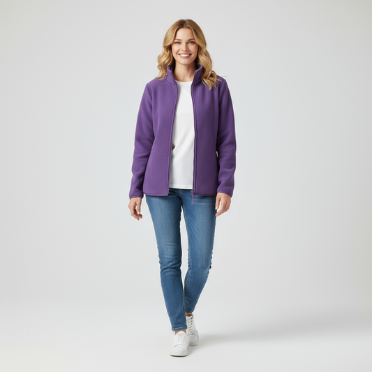 Élise – ColorBlock Fleece Jacket