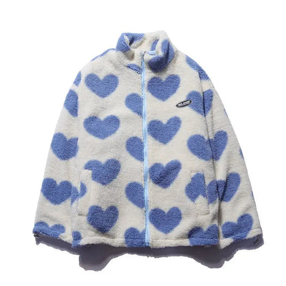 Dianne – Reversible Heart-Print Comfort Jacket