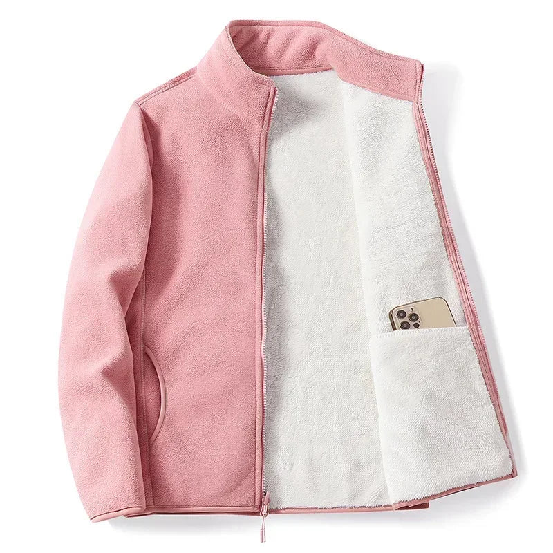Élise – ColorBlock Fleece Jacket
