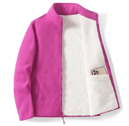 Élise – ColorBlock Fleece Jacket