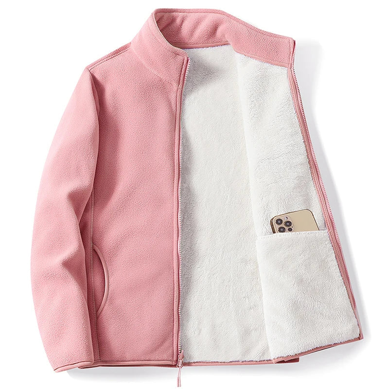 Élise – ColorBlock Fleece Jacket