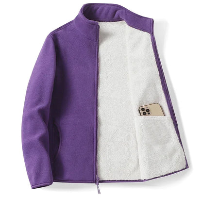 Élise – ColorBlock Fleece Jacket
