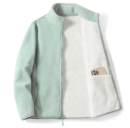 Élise – ColorBlock Fleece Jacket